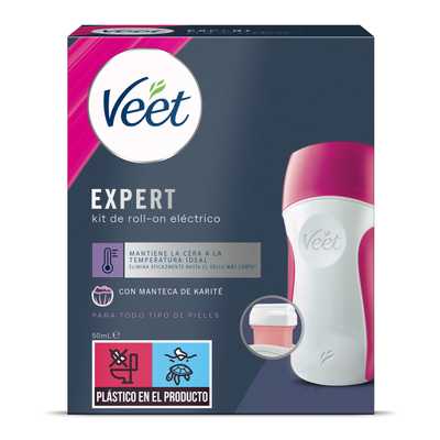 Veet Expert Kit de Roll-On Eléctrico